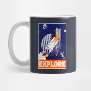 Explore 80s Retro Mug